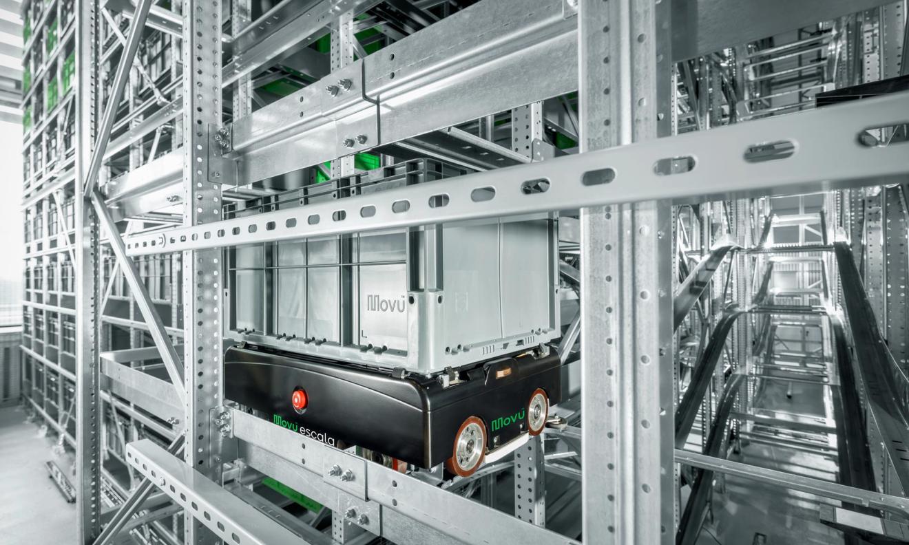 Movu escala bin shuttle receives "Product of the Year 2024" award