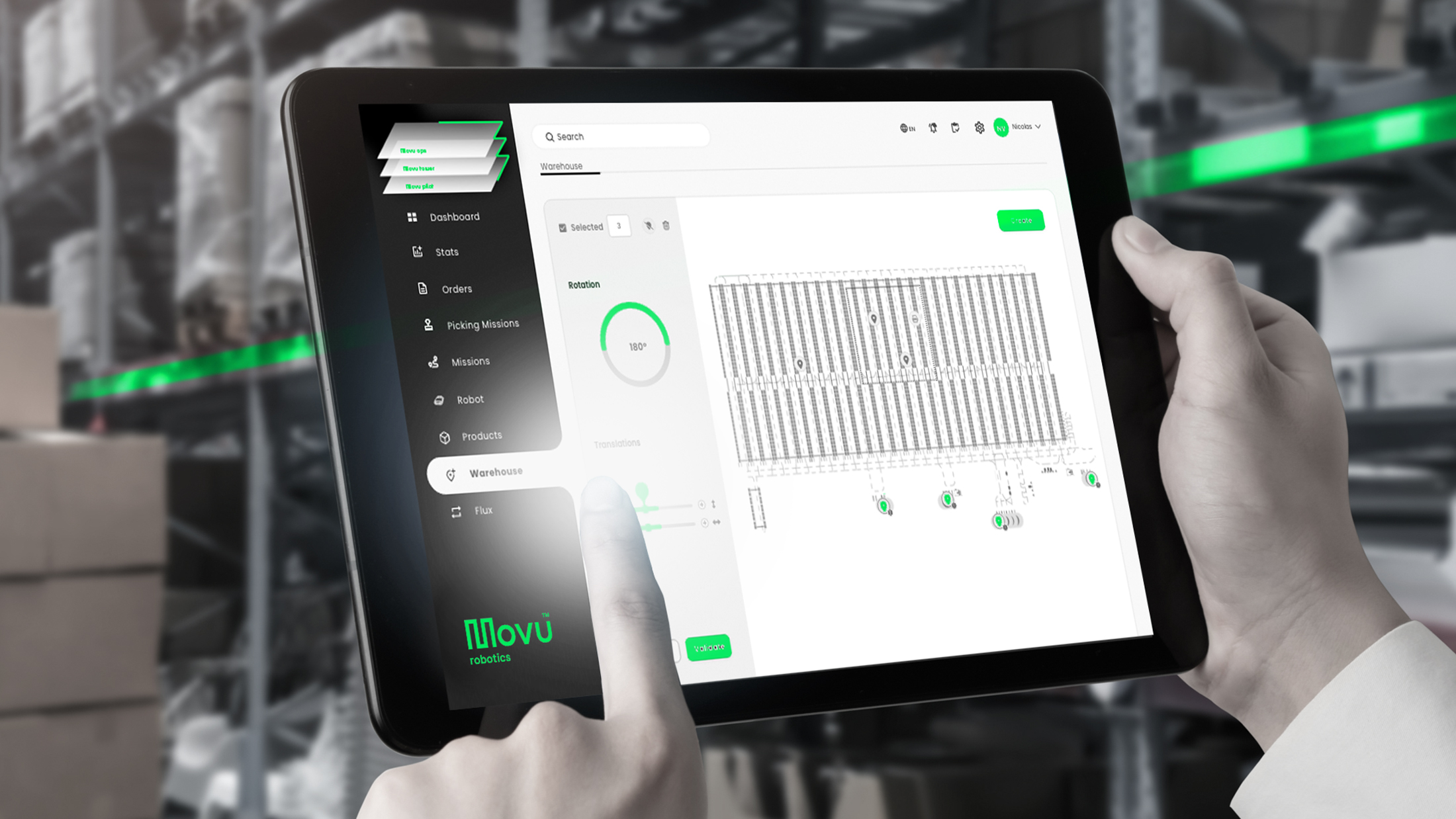 movu robotics WES software