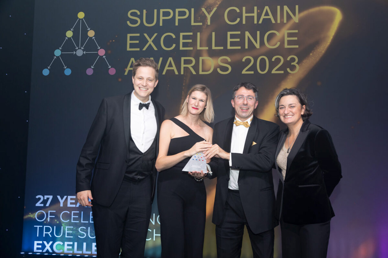 Winner the best use of robotics supply chain excellence awards 2023