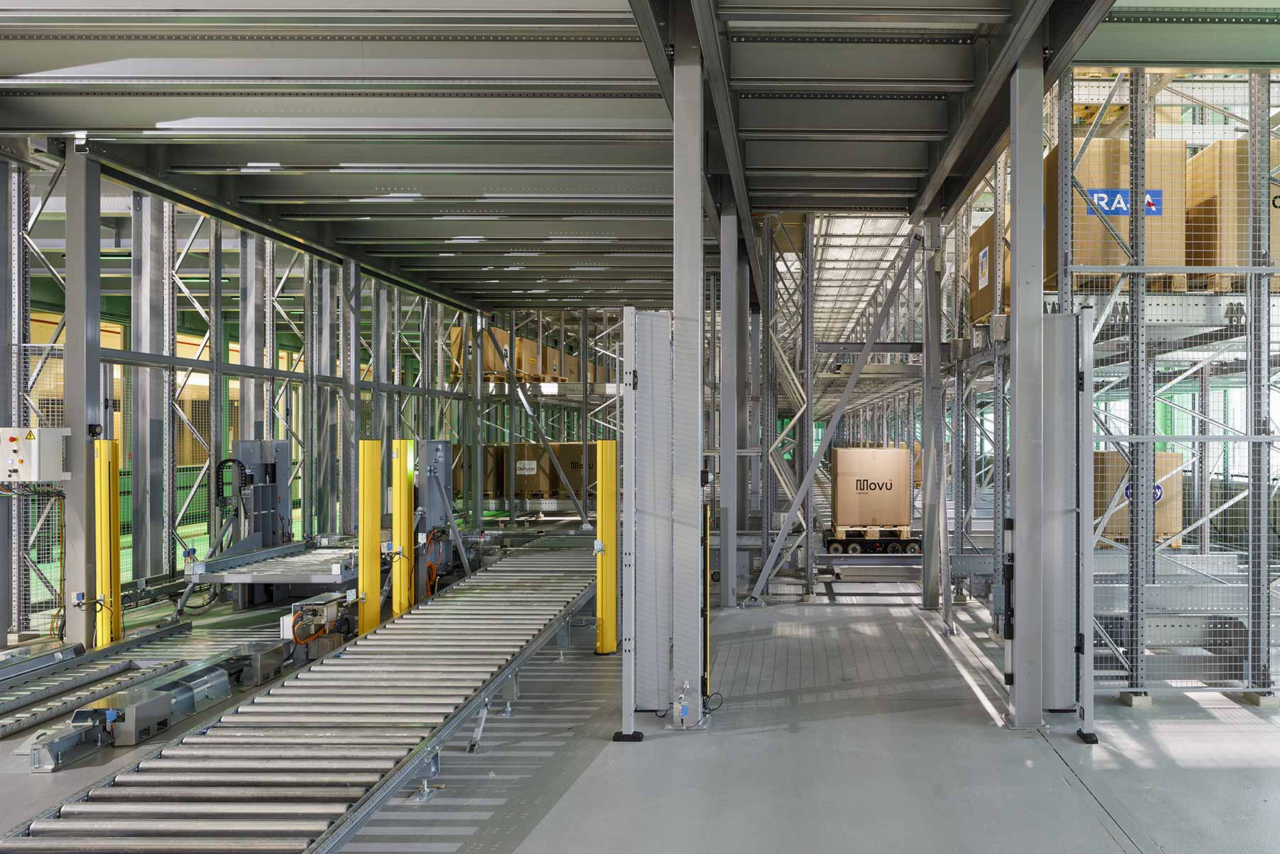 Automated warehouse - Movu experience center Lokeren